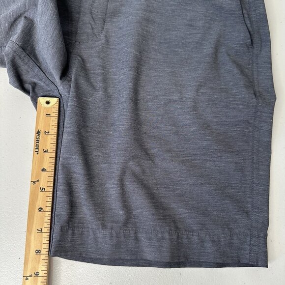 Faherty All Day Shorts Size 35 Dark Gray Stretch Golf Performance - Picture 9 of 9